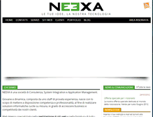 Tablet Screenshot of neexa.it